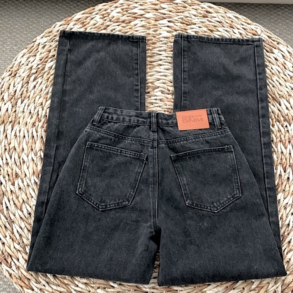 Princess Polly Black Sevina Wide Leg Jean - Picture 6 of 16